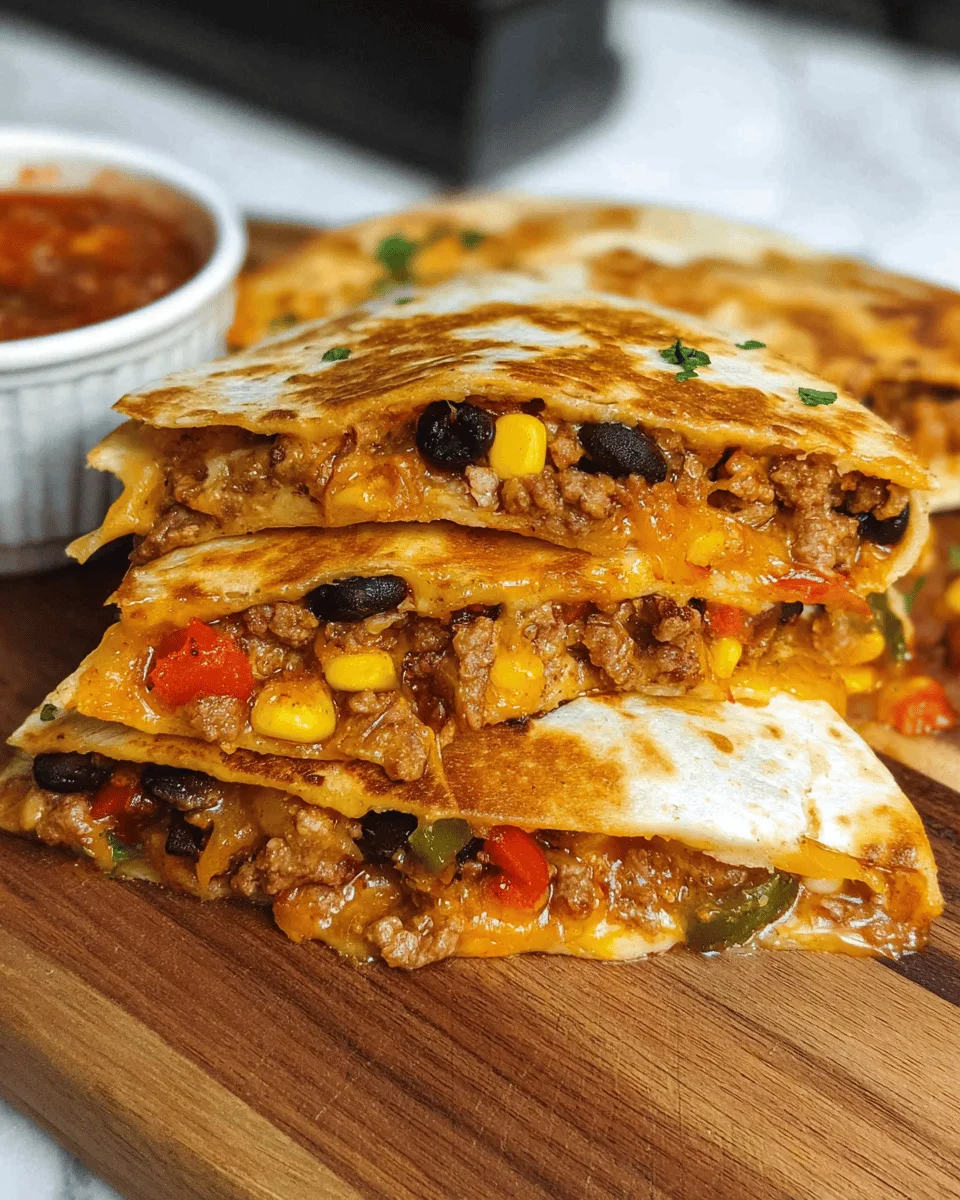 Ground Turkey Quesadillas
