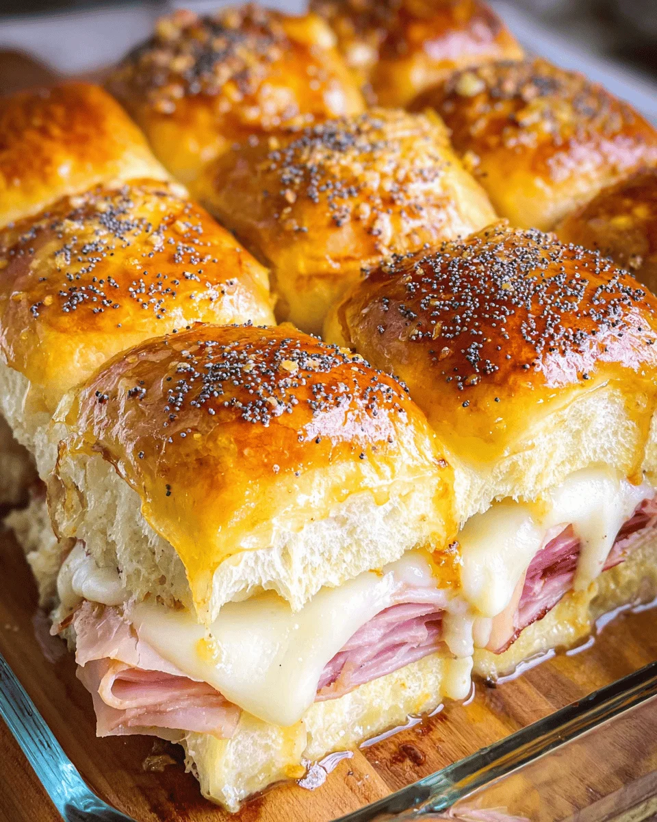 Ham and Cheese Sliders (+Video)