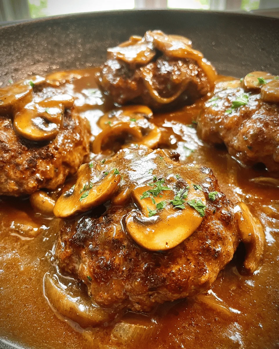 Hamburger Steaks & Gravy