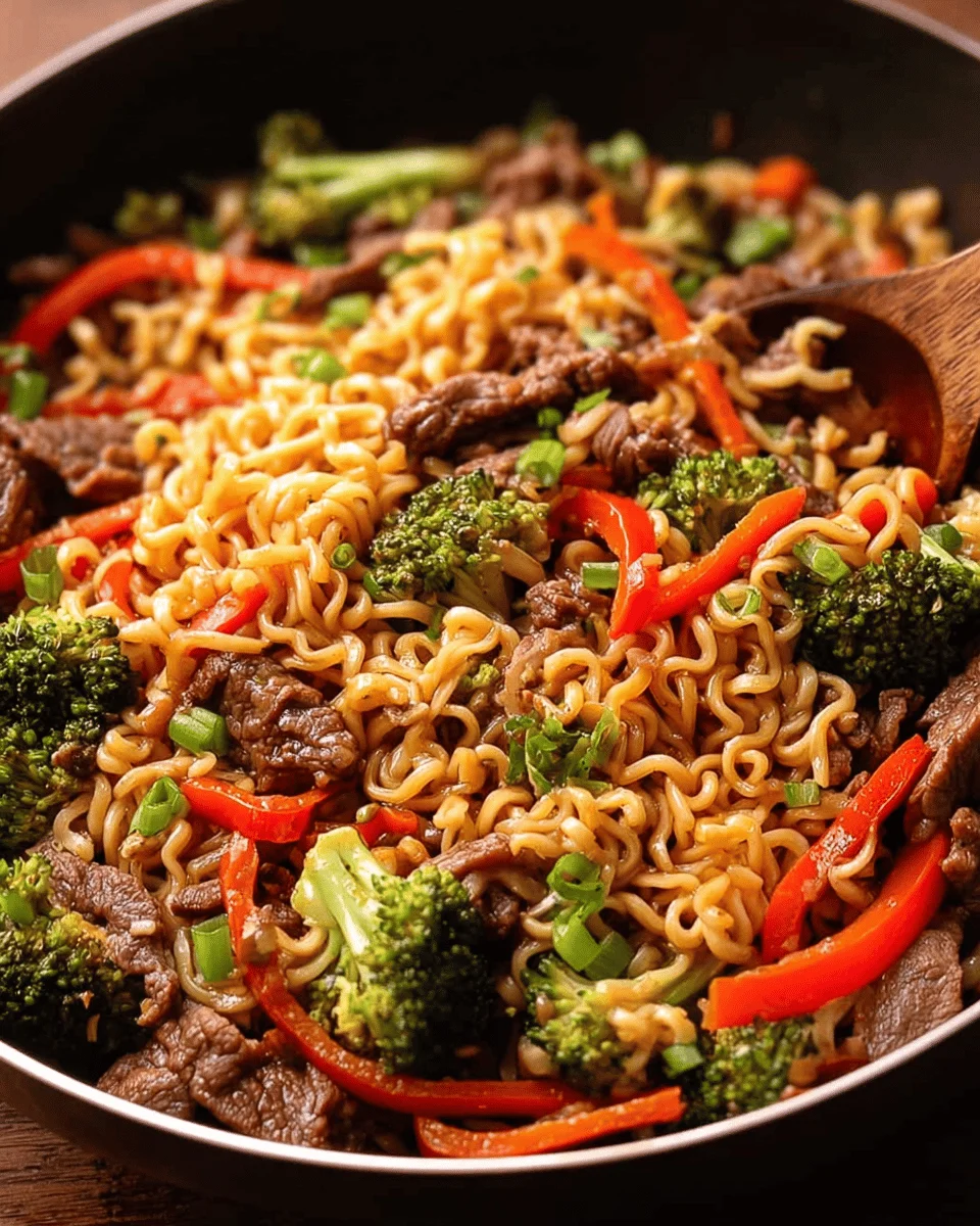Healthy Beef Ramen Noodles
