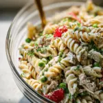 Healthy Tuna Pasta Salad with Peas (Serve Cold)