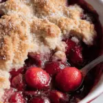 Homemade Cherry Cobbler