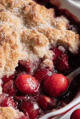 Homemade Cherry Cobbler