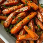 Honey Balsamic Roasted Carrots