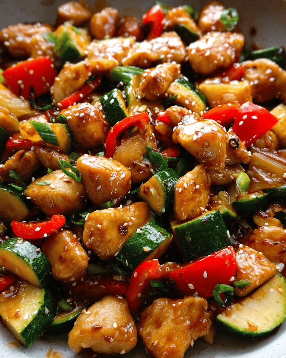 Honey Garlic Chicken Stir-Fry