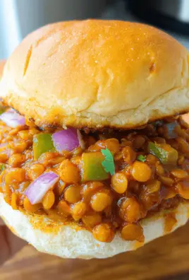 Instant Pot Lentil Sloppy Joes