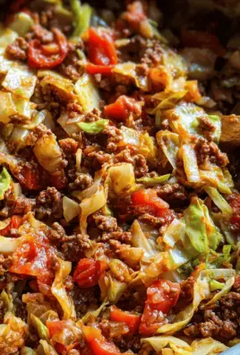 Irish Ground Beef and Cabbage