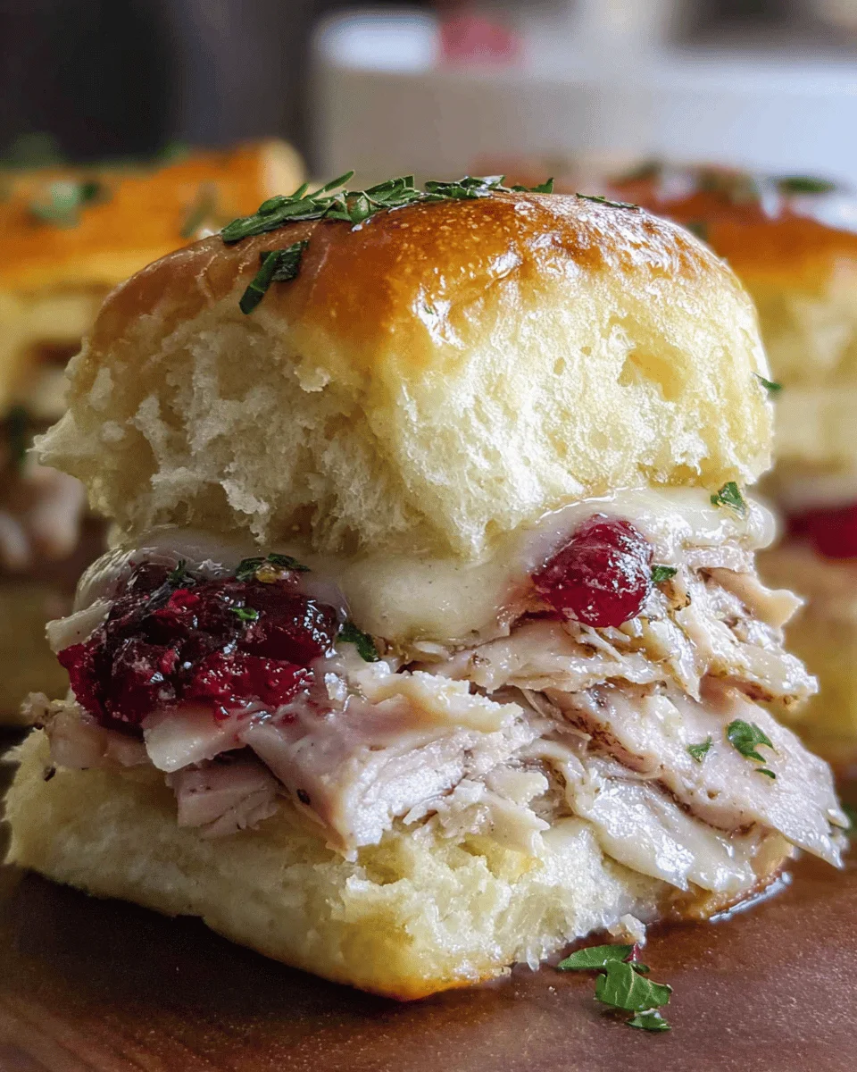 Leftover Turkey Sliders