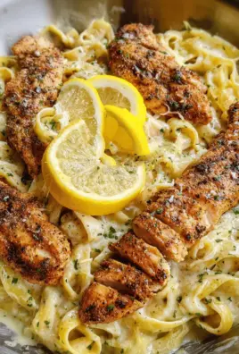 Lemon Pepper Chicken Alfredo (One-Pan)