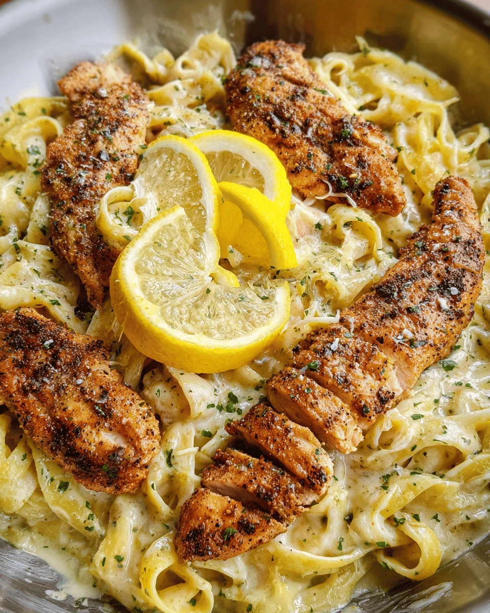 Lemon Pepper Chicken Alfredo (One-Pan)