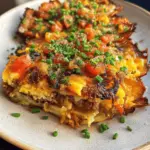 Loaded Potato Skin Breakfast Casserole – Easy, Cheesy, and Perfect for Brunch