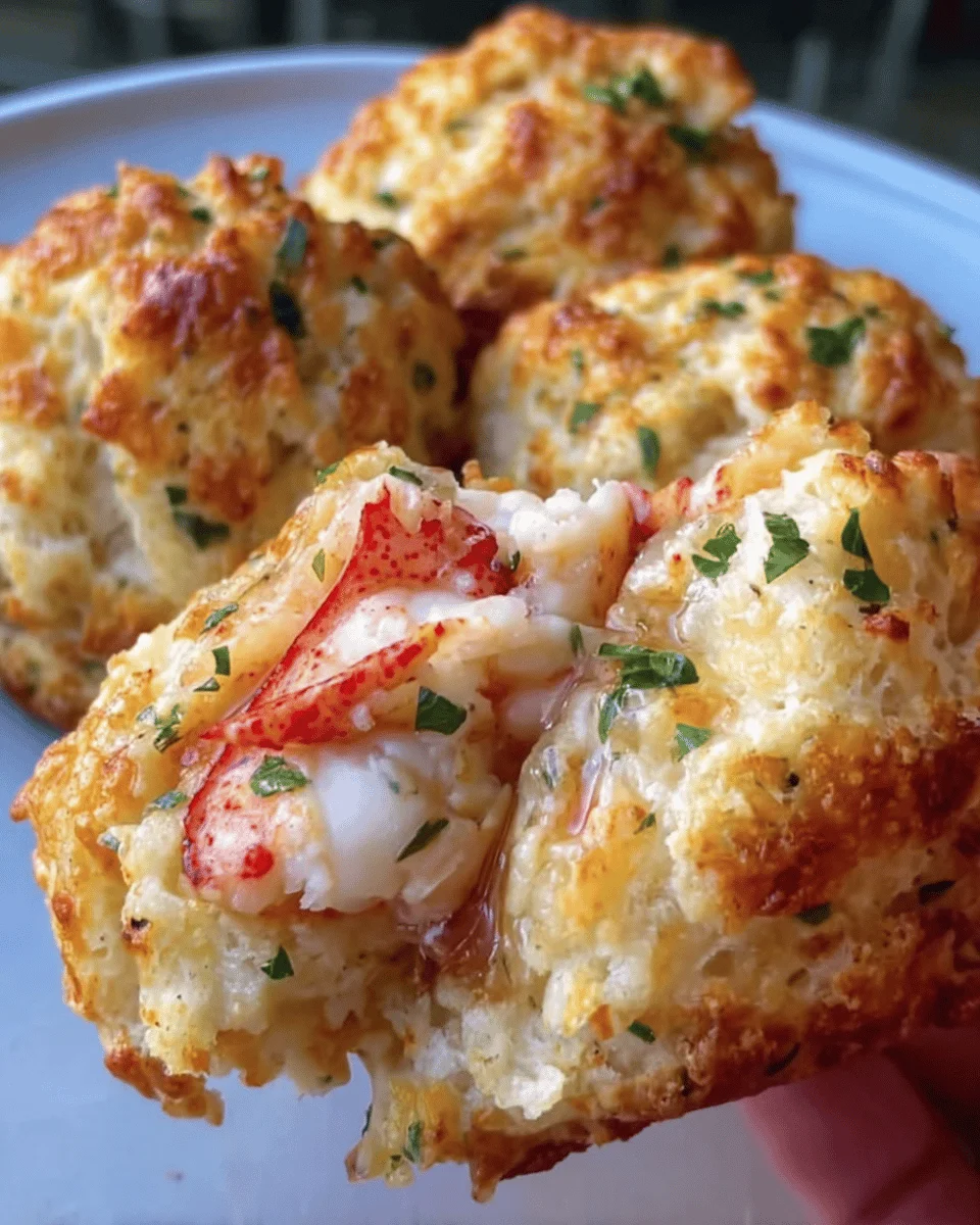 Lobster Stuffed Biscuits