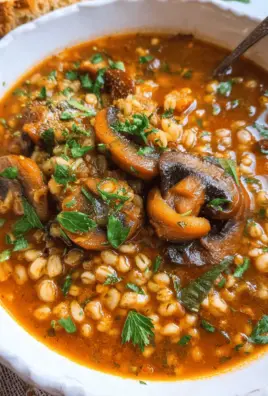 Mushroom Barley Soup