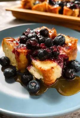 Overnight Blueberry French Toast