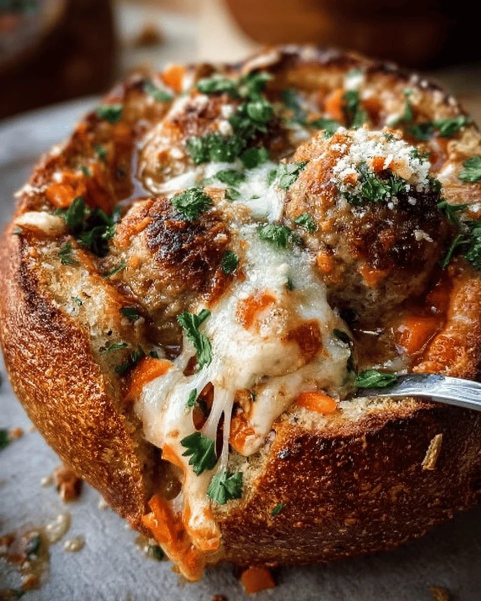 Parmesan Meatball Soup