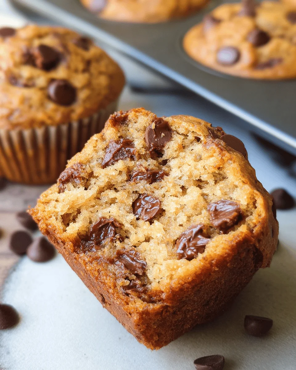 Peanut Butter Banana Muffins