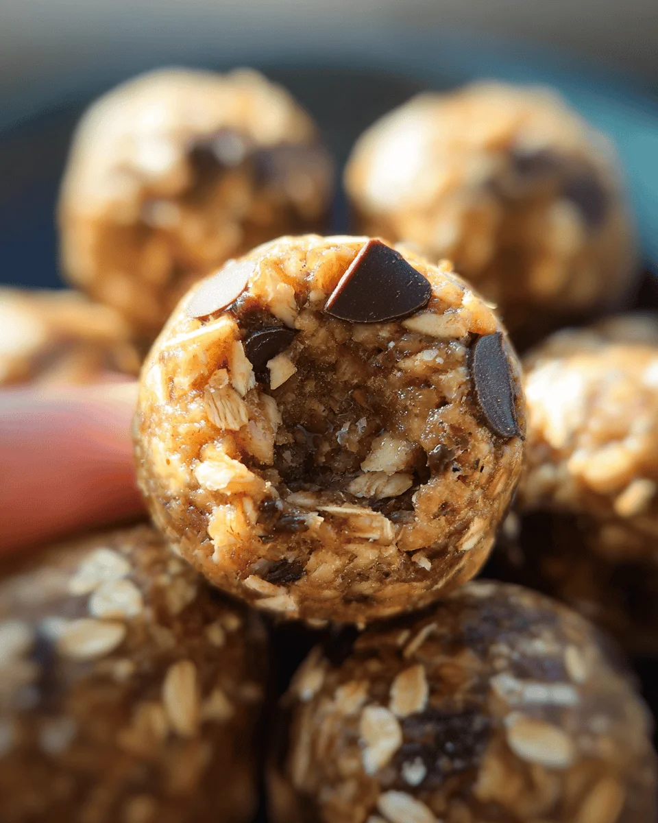 Peanut Butter Chocolate Chip Energy Bites