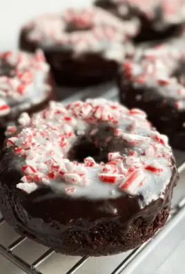 Peppermint Mocha Donuts