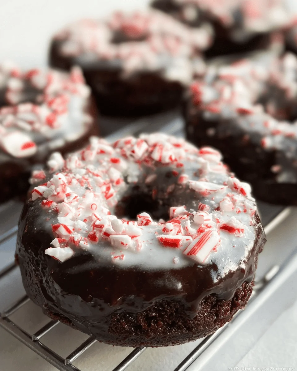 Peppermint Mocha Donuts