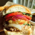 Pineapple Jalapeño Turkey Burgers