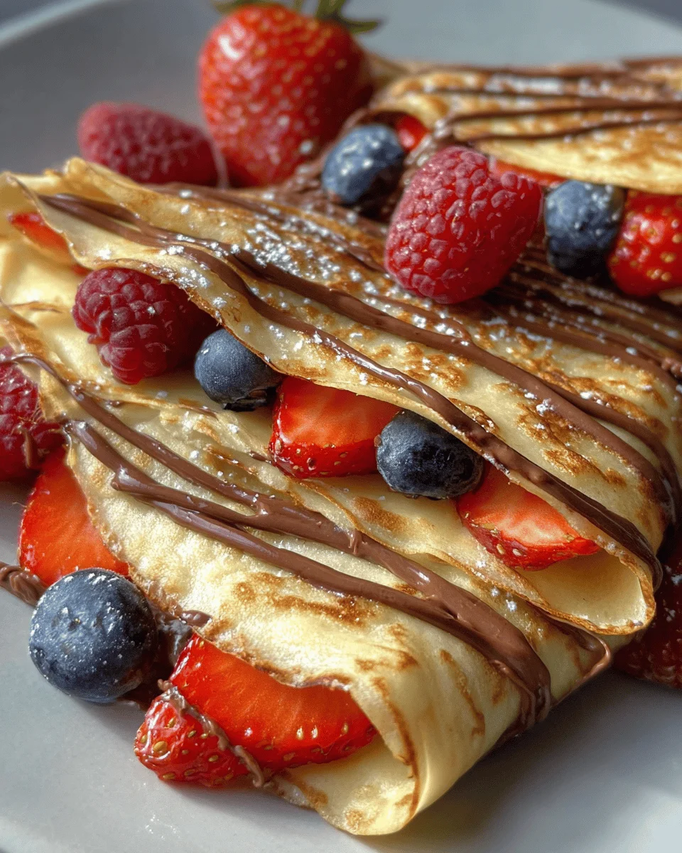 Quick and Easy Crepe Recipe (in a blender)