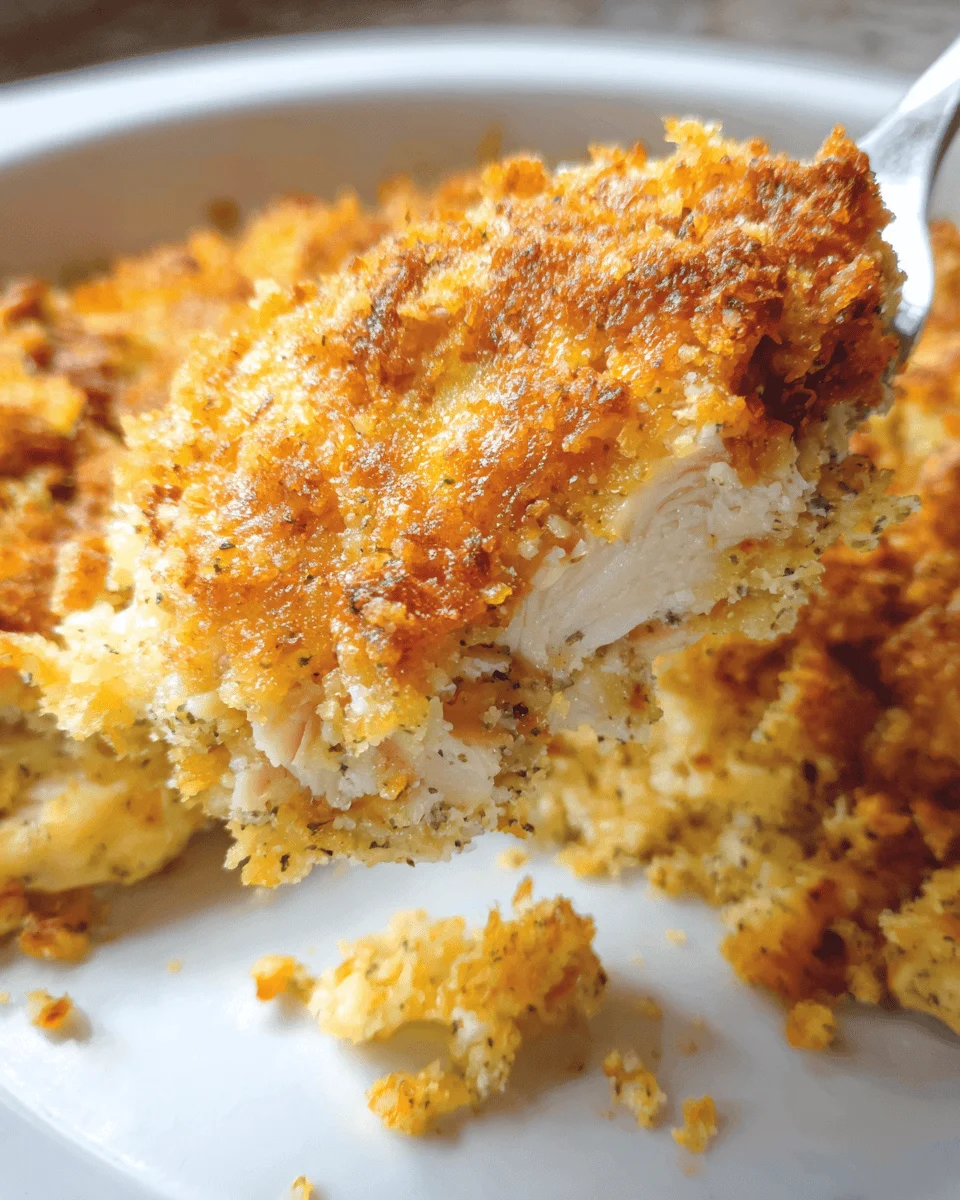 Ritz Cracker Chicken Casserole