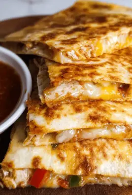 Shredded Chicken Quesadillas