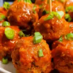 Slow Cooker Buffalo Chicken Meatballs