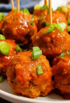 Slow Cooker Buffalo Chicken Meatballs