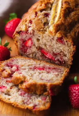 Strawberry Banana Bread