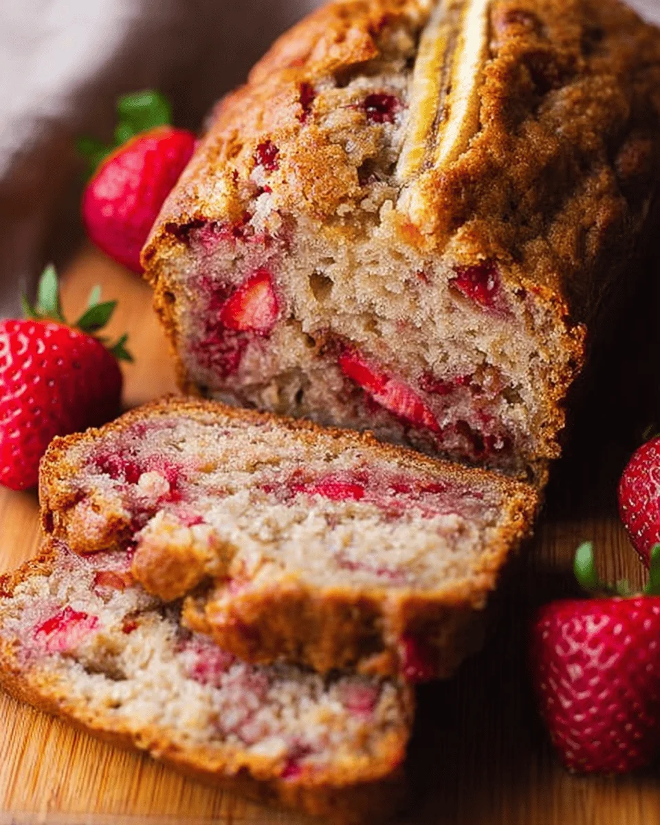 Strawberry Banana Bread