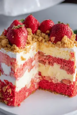 Strawberry Crunch Cake Recipe