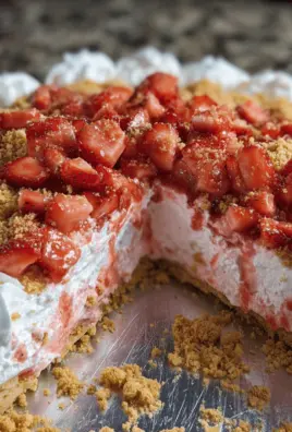 Strawberry Crunch Pie