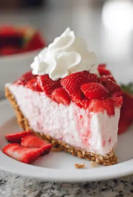 Strawberry Icebox Pie