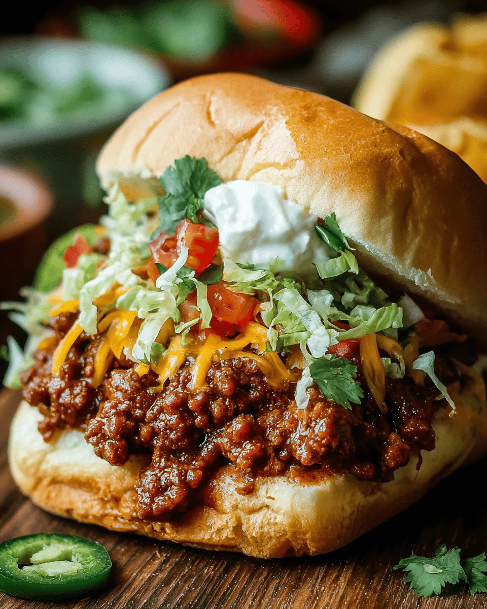 Taco Sloppy Joes