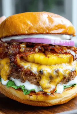 Teriyaki Pina Colada Burger