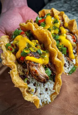 Ultimate Jamaican Jerk Chicken Tacos with Rice & Peas and Beef Patty Tortilla
