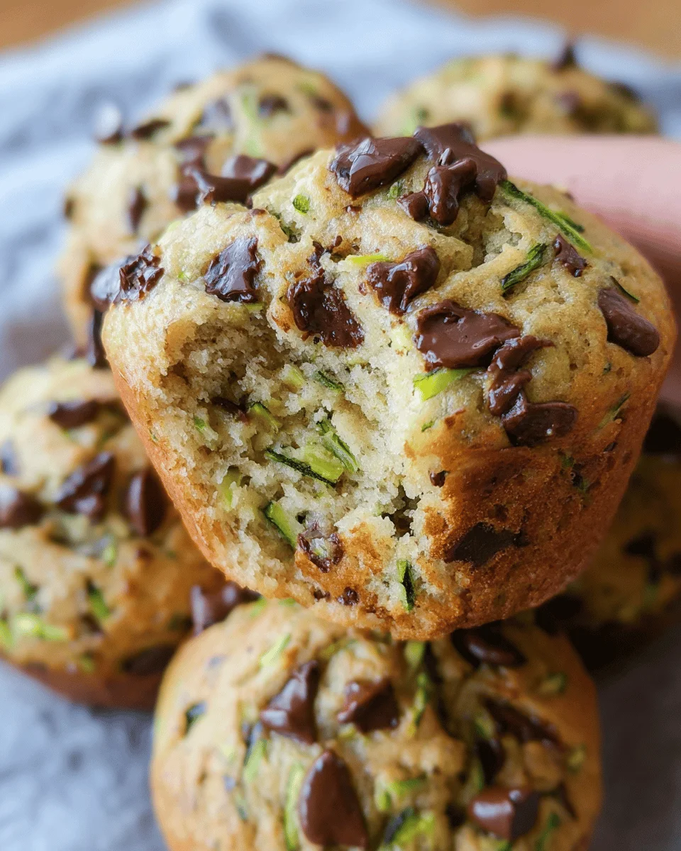 Zucchini Chocolate Chip Muffins