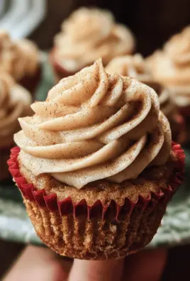 Apple Cider Cupcakes with Spiced Buttercream Frosting (gluten-free, whole grain)