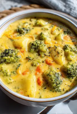 Broccoli Potato Cheese Soup Recipe