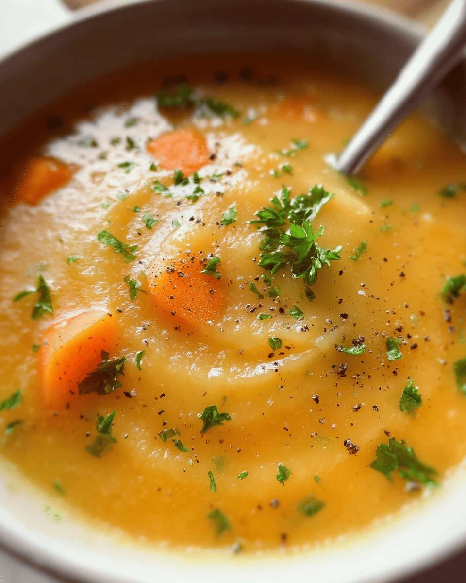 Carrot potato soup