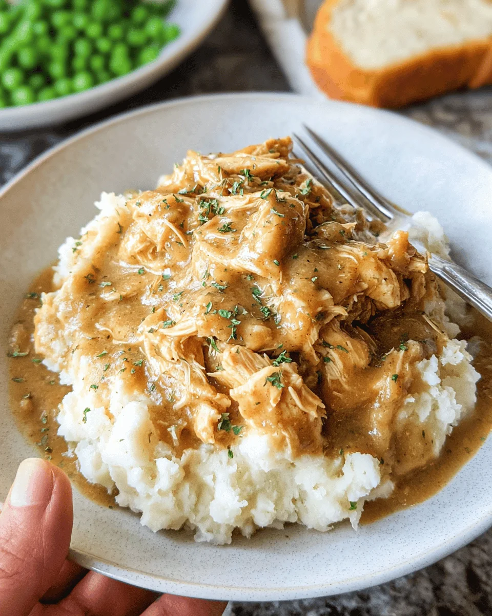Chicken and Gravy (over mashed potatoes)