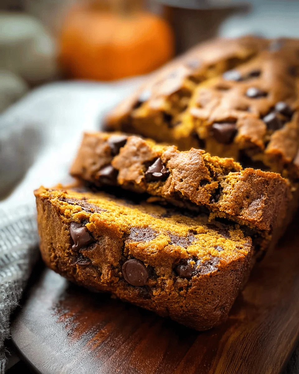 Chocolate Chip Pumpkin Bread