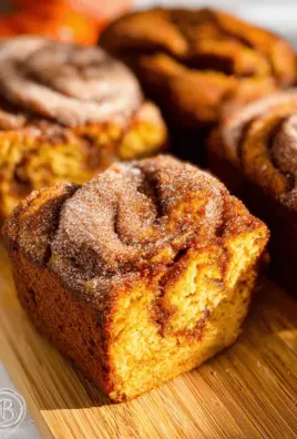 Cinnamon Swirl Pumpkin Bread Mini Loaves