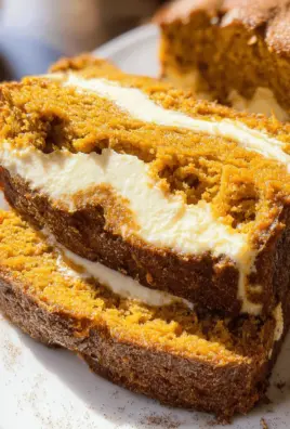 Cream Cheese Filled Pumpkin Bread