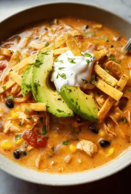 Creamy Chicken Tortilla Soup