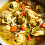Easy Chicken Tortellini Soup