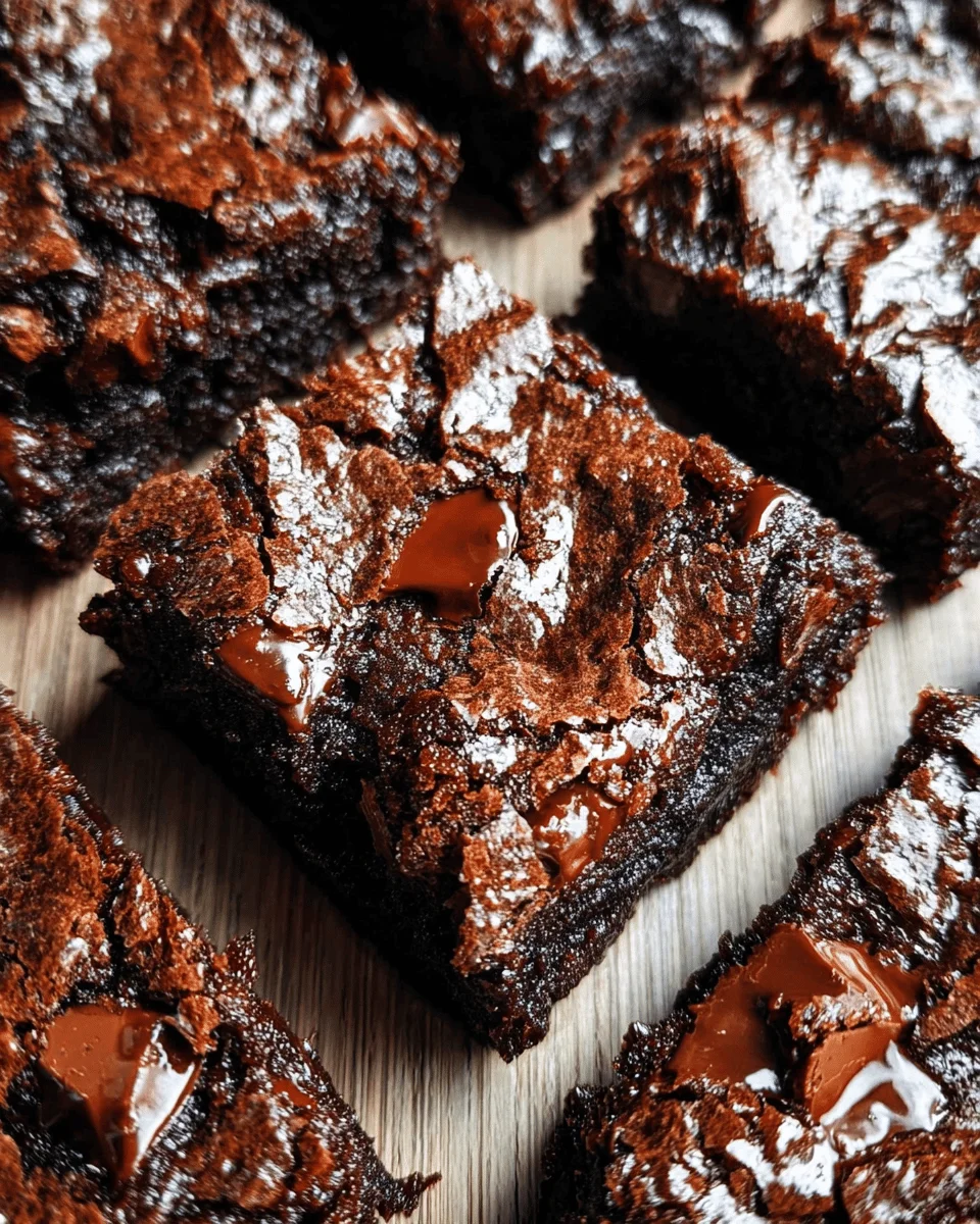 One Bowl Brownies