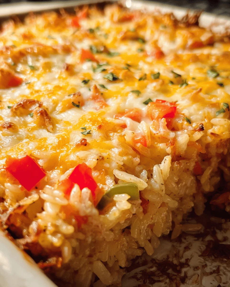 Pepper Jack Rice Bake