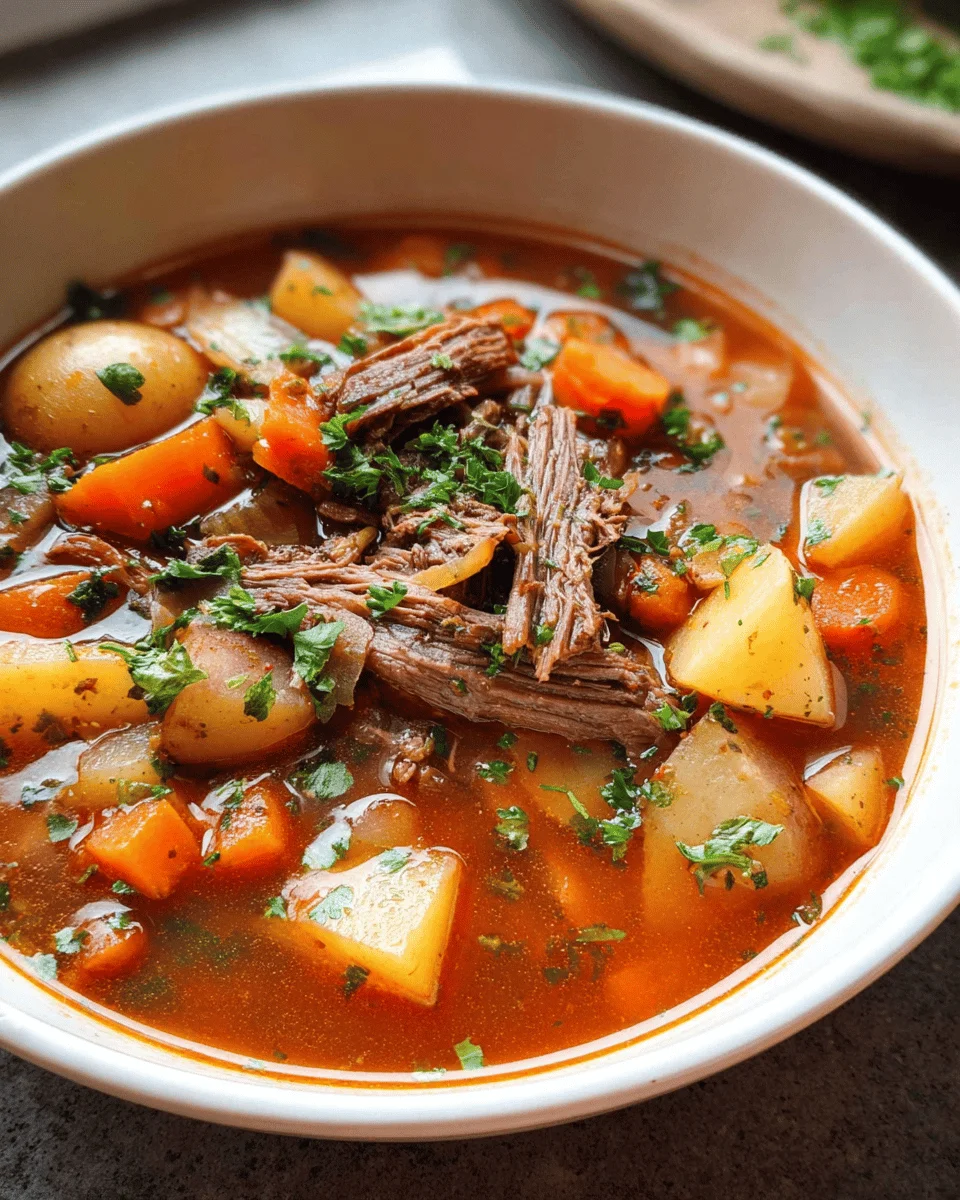 Pot Roast Soup